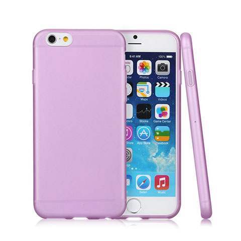 Etui TPU Souple Mat pour Apple iPhone 6 Violet