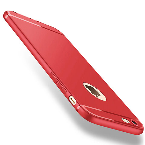 Etui Ultra Fine Silicone Souple pour Apple iPhone 6S Plus Rouge