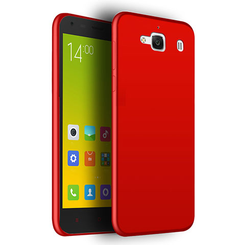 Etui Ultra Fine Silicone Souple pour Xiaomi Redmi 2A Rouge