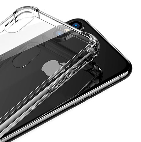 Etui Ultra Fine TPU Souple Transparente C04 pour Apple iPhone X Clair