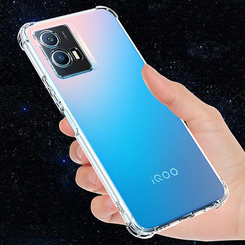 Etui Ultra Fine TPU Souple Transparente T02 pour Vivo iQOO U5 5G Clair