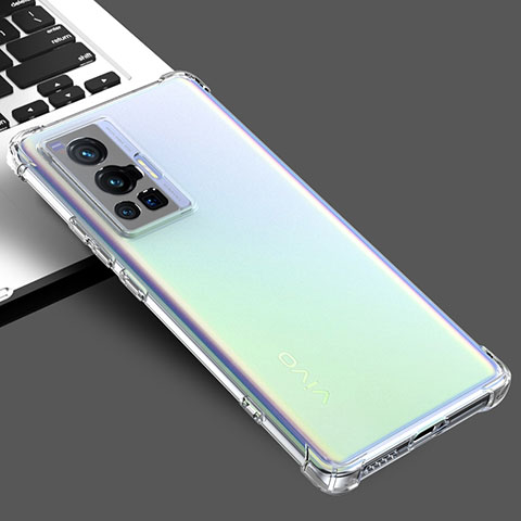 Etui Ultra Fine TPU Souple Transparente T02 pour Vivo X70 Pro 5G Clair