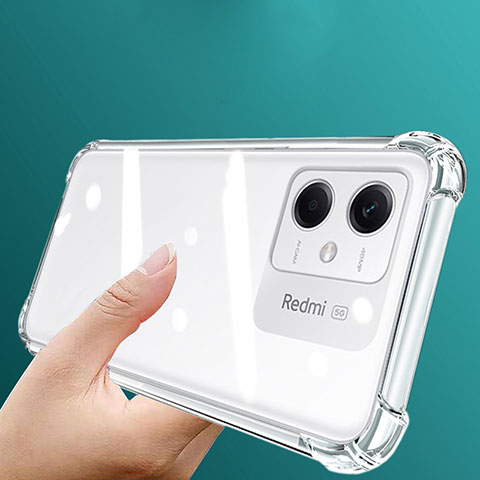 Etui Ultra Fine TPU Souple Transparente T02 pour Xiaomi Redmi Note 12R Pro 5G Clair