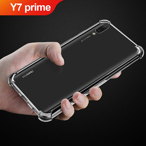 Etui Ultra Fine TPU Souple Transparente T03 pour Huawei Y7 Prime (2019) Clair