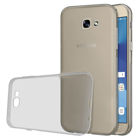 Etui Ultra Fine TPU Souple Transparente T03 pour Samsung Galaxy A5 (2017) Duos Gris