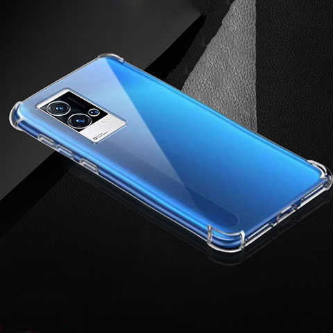 Etui Ultra Fine TPU Souple Transparente T03 pour Vivo iQOO 8 5G Clair