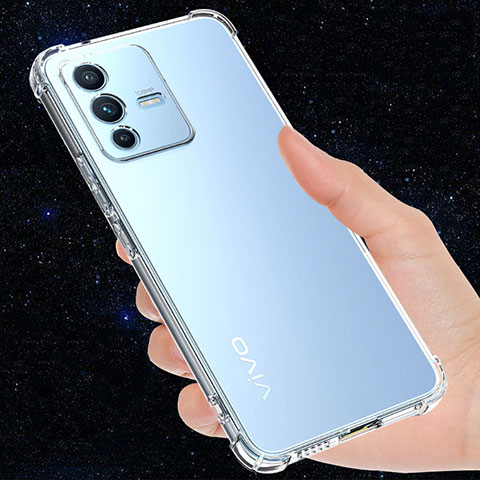 Etui Ultra Fine TPU Souple Transparente T03 pour Vivo V23 5G Clair