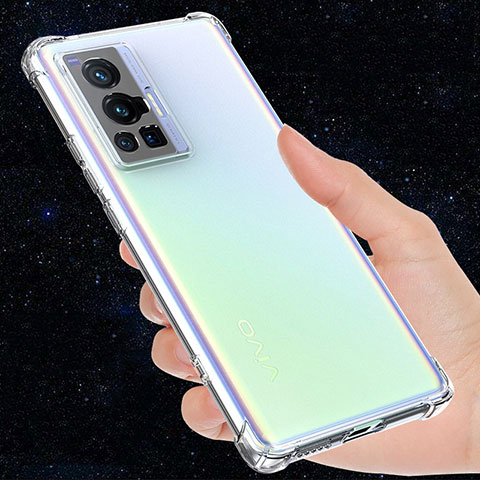 Etui Ultra Fine TPU Souple Transparente T03 pour Vivo X70 5G Clair