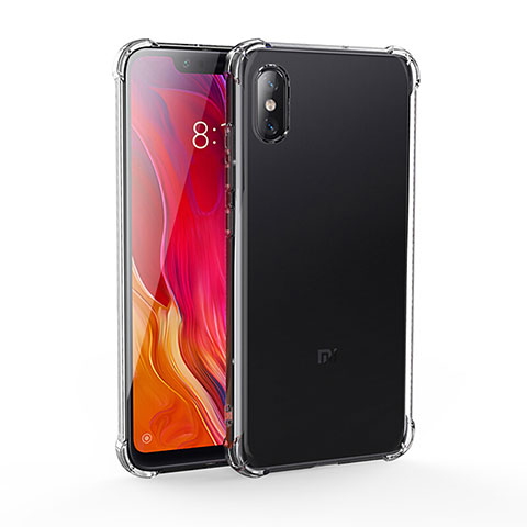 Etui Ultra Fine TPU Souple Transparente T04 pour Xiaomi Mi 8 Screen Fingerprint Edition Noir