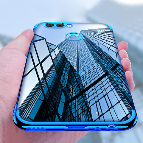 Etui Ultra Fine TPU Souple Transparente T07 pour Huawei Nova 2 Bleu