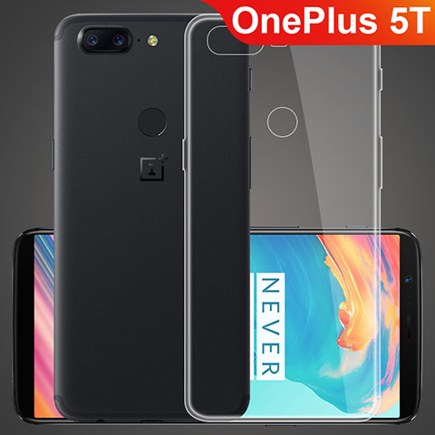 Etui Ultra Fine TPU Souple Transparente T07 pour OnePlus 5T A5010 Clair