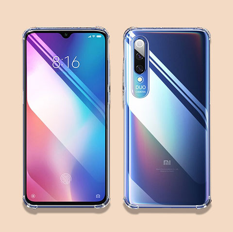 Etui Ultra Fine TPU Souple Transparente T07 pour Xiaomi Mi 9 Lite Clair