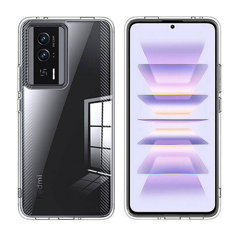 Etui Ultra Fine TPU Souple Transparente T07 pour Xiaomi Poco F5 Pro 5G Clair