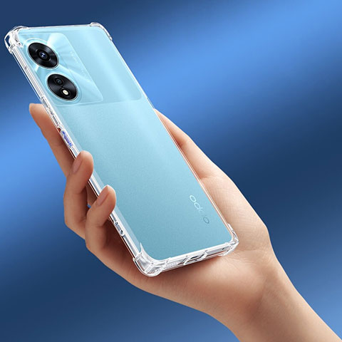 Etui Ultra Fine TPU Souple Transparente T11 pour Oppo A78 5G Clair