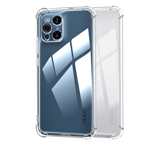 Etui Ultra Fine TPU Souple Transparente T11 pour Oppo Find X3 5G Clair