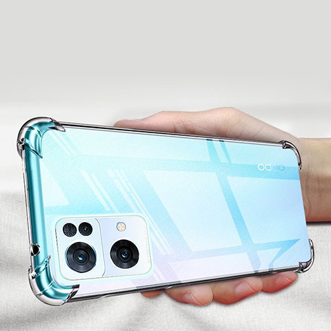 Etui Ultra Fine TPU Souple Transparente T14 pour Oppo Reno7 Pro 5G Clair