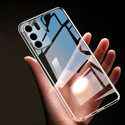 Etui Ultra Fine TPU Souple Transparente T16 pour Oppo Reno6 Pro 5G India Clair