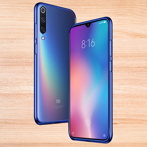 Etui Ultra Fine TPU Souple Transparente T17 pour Xiaomi Mi 9 Lite Bleu