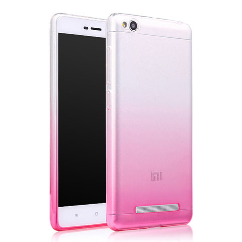 Etui Ultra Fine Transparente Souple Degrade pour Xiaomi Redmi 4A Rose