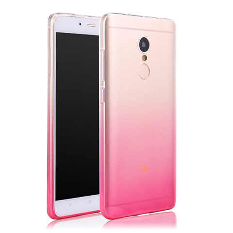 Etui Ultra Fine Transparente Souple Degrade pour Xiaomi Redmi Note 4 Rose