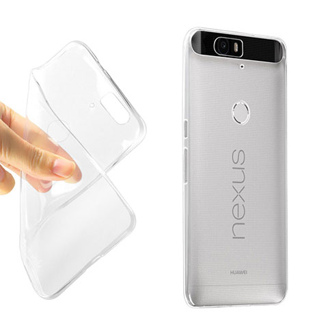 Etui Ultra Slim Silicone Souple Transparente pour Google Nexus 6P Clair