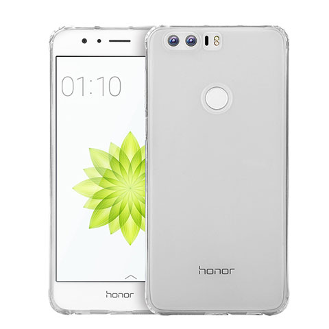 Etui Ultra Slim Silicone Souple Transparente pour Huawei Honor 8 Clair