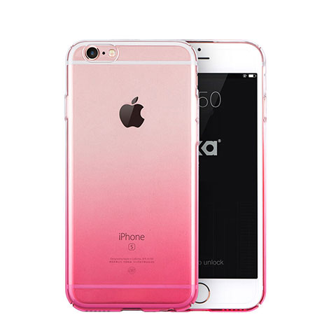 Etui Ultra Slim Transparente Souple Degrade pour Apple iPhone 6S Plus Rose