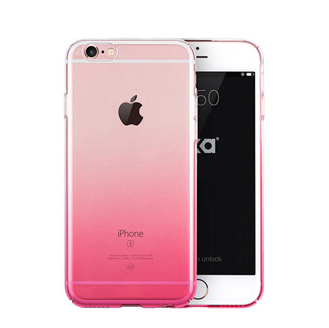 Etui Ultra Slim Transparente Souple Degrade pour Apple iPhone 6S Rose