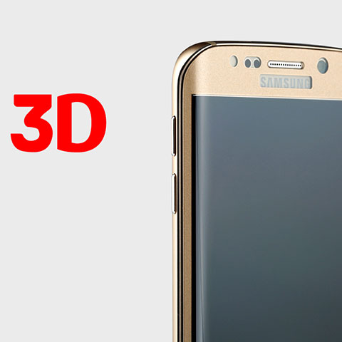 Film 3D Verre Trempe Protecteur d'Ecran pour Samsung Galaxy S6 Edge SM-G925 Clair