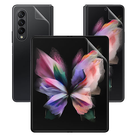 Film Protecteur d'Ecran Avant et Arriere F01 pour Samsung Galaxy Z Fold3 5G Clair