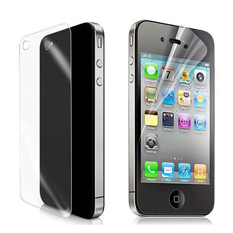 Film Protecteur d'Ecran Avant et Arriere pour Apple iPhone 4S Clair