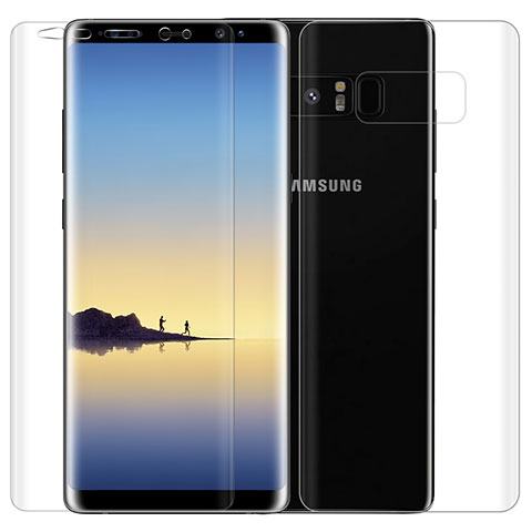 Film Protecteur d'Ecran Avant et Arriere pour Samsung Galaxy Note 8 Clair