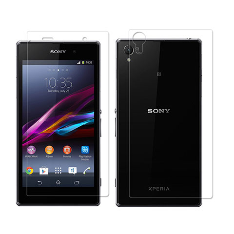 Film Protecteur d'Ecran Avant et Arriere pour Sony Xperia Z1 L39h Clair