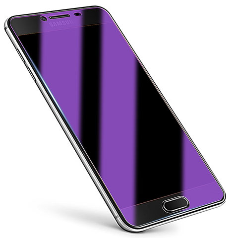 Film Protecteur d'Ecran Verre Trempe Anti-Lumiere Bleue B01 pour Samsung Galaxy C5 SM-C5000 Bleu