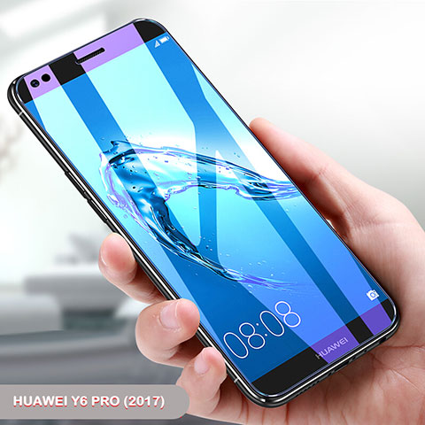 Film Protecteur d'Ecran Verre Trempe Anti-Lumiere Bleue pour Huawei Y6 Pro (2017) Clair