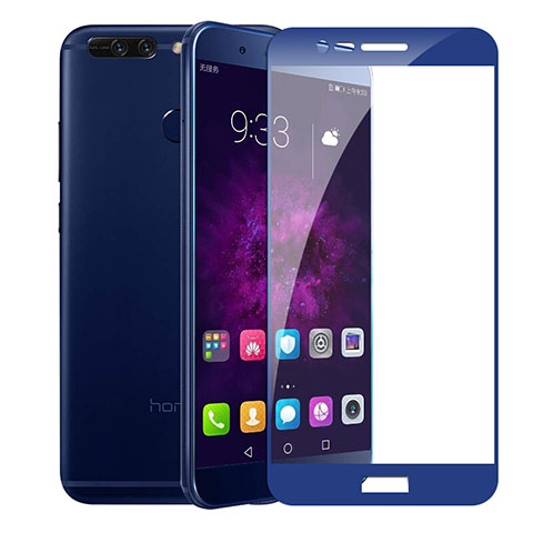 Film Protecteur d'Ecran Verre Trempe Integrale F01 pour Huawei Honor V9 Bleu