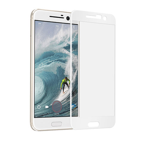 Film Protecteur d'Ecran Verre Trempe Integrale F02 pour HTC 10 One M10 Blanc