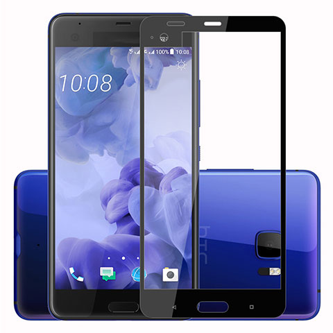 Film Protecteur d'Ecran Verre Trempe Integrale F02 pour HTC U Ultra Noir