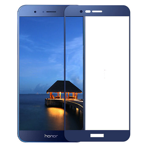 Film Protecteur d'Ecran Verre Trempe Integrale F02 pour Huawei Honor 8 Pro Bleu