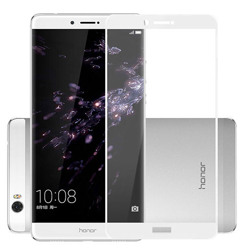 Film Protecteur d'Ecran Verre Trempe Integrale F02 pour Huawei Honor V8 Max Blanc