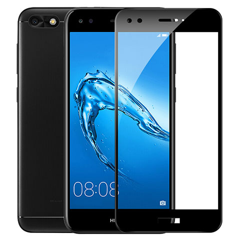 Film Protecteur d'Ecran Verre Trempe Integrale F02 pour Huawei Y7 Prime Noir