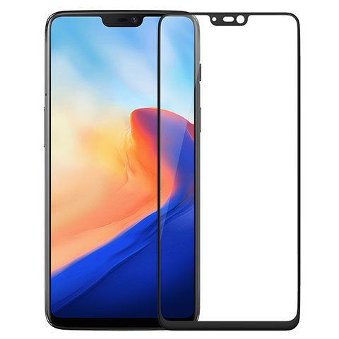 Film Protecteur d'Ecran Verre Trempe Integrale F02 pour OnePlus 6 Noir