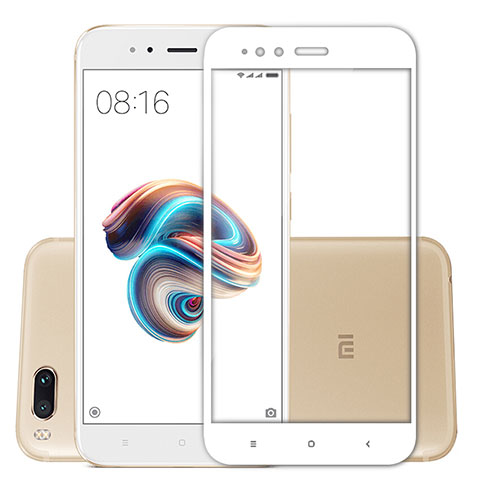 Film Protecteur d'Ecran Verre Trempe Integrale F02 pour Xiaomi Mi 5X Blanc