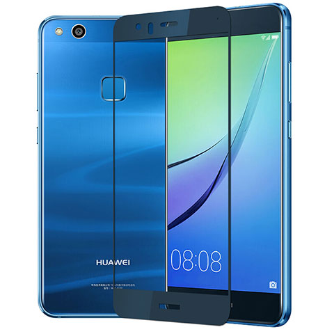 Film Protecteur d'Ecran Verre Trempe Integrale F03 pour Huawei P10 Lite Bleu