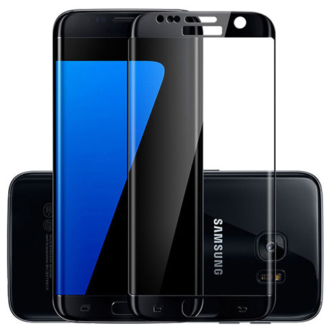 Film Protecteur d'Ecran Verre Trempe Integrale F03 pour Samsung Galaxy S7 Edge G935F Noir