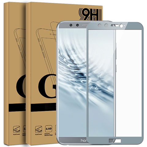 Film Protecteur d'Ecran Verre Trempe Integrale F04 pour Huawei Honor 9 Lite Gris