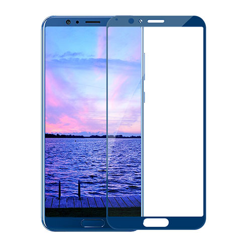 Film Protecteur d'Ecran Verre Trempe Integrale F05 pour Huawei Honor View 10 Bleu