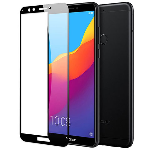 Film Protecteur d'Ecran Verre Trempe Integrale F05 pour Huawei Y7 (2018) Noir