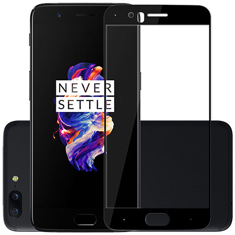 Film Protecteur d'Ecran Verre Trempe Integrale F06 pour OnePlus 5 Noir