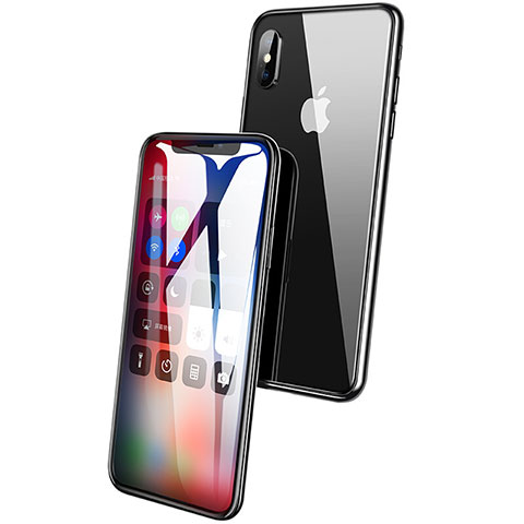 Film Protecteur d'Ecran Verre Trempe Integrale F10 pour Apple iPhone X Noir